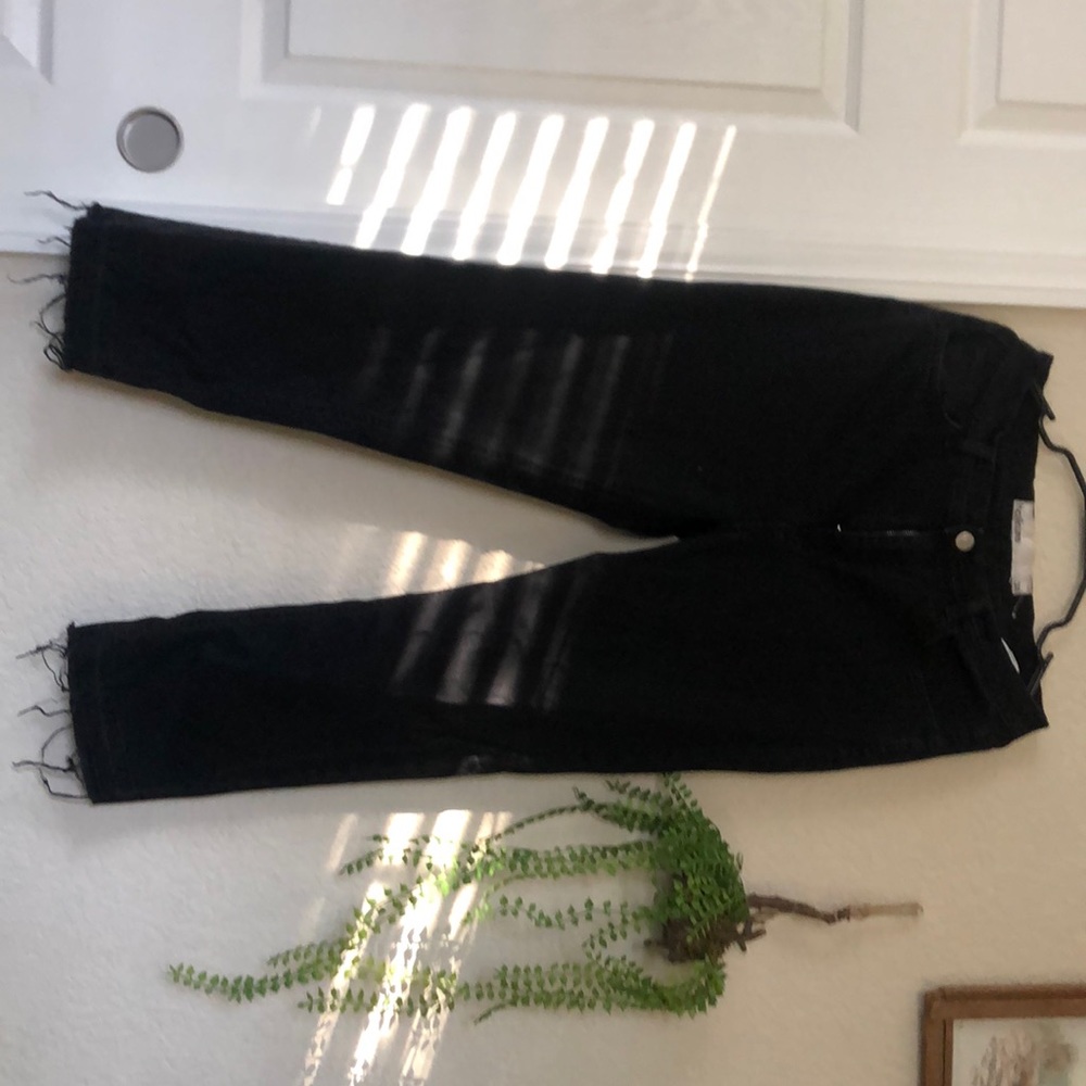 Haikure Black Straight Jean